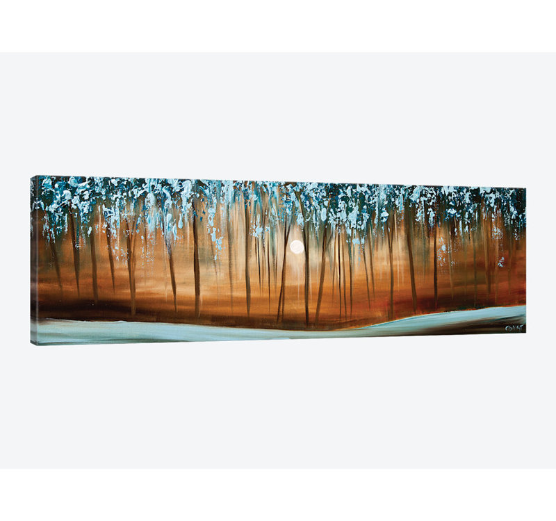 «Rainforest», reproduction sur toile, H 16 po x l 48 po x P 1,5 po, Toile tendue