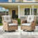 Ashawn Wicker Outdoor Swivel Rocker Chair with Cushions