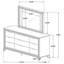 Commode 9 tiroirs Esat