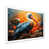 White Single Picture Framed