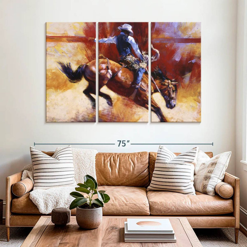 Sireci Yeehaw, 42" H x 65" W