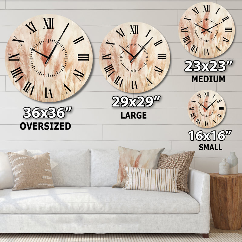 Horloge murale bohème, Médium