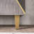 Two-Tone Visual Contrast Modern Sideboard With Adiustable Shelves-950580757