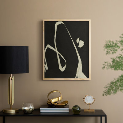 «Neutral Spring II», reproduction encadrée - bois massif