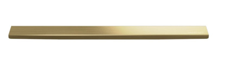 Plaques de recouvrement de drain wedi® - (27 3/16 po x 1 3/4 po x 1/2 po), Laiton brossé