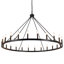 Luminaire de style campagnard rond de style campagnard à 24 lumières Yeraldine-312405566-290637767