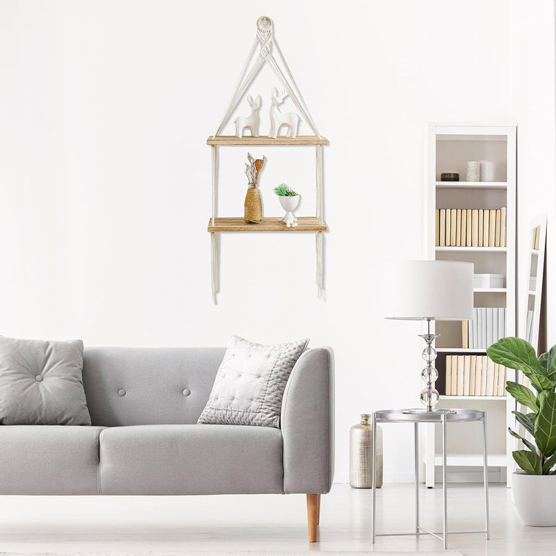 Jorden 2 Piece Triangle Tiered Shelf