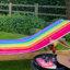 Theon Stripe Rainbow Beach Towel