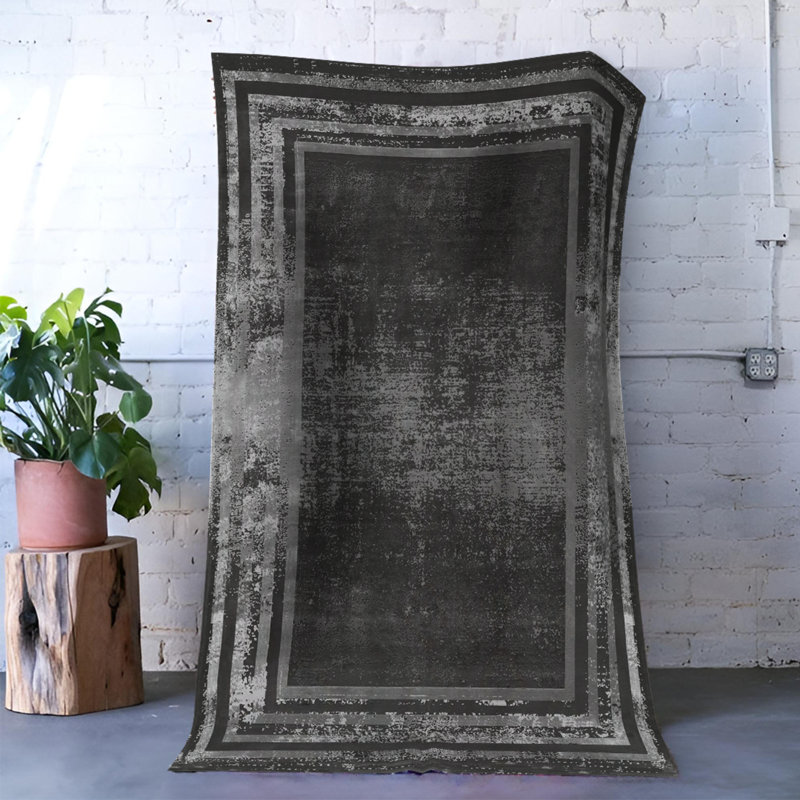 Tapis intérieur / extérieur Vivyan, Rectangle 2 pi 8 po x 5 pi