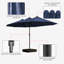 Parasol de marché rectangulaire de 15 pi x 8,6 pi avec base, parasol de patio extérieur résistant aux rayons UV pour jardin, terrasse et bord de piscine-1920603412