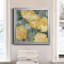 Yellow Mums - Peinture sur toile encadrée-1132009950-1132009951