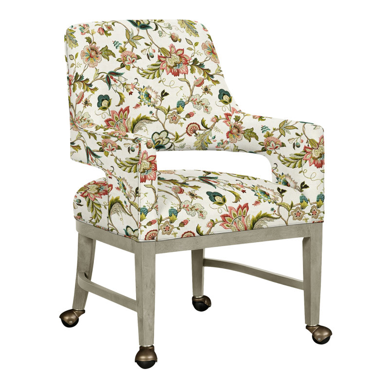 Chaise avec accoudoirs Josie Grande, Amande chamois, 9800 Carrière
