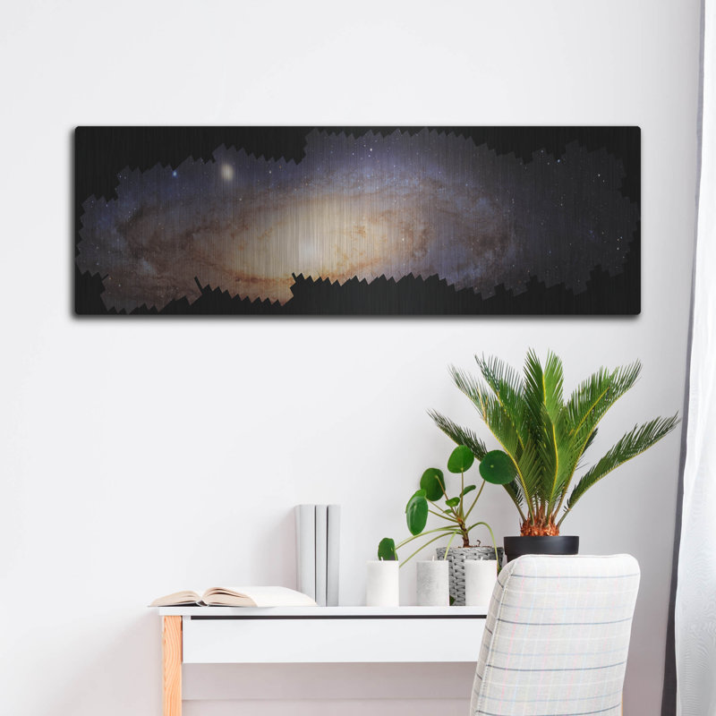  «Andromeda Galaxy - Hubble Space Telescope» par la NASA, art mural en métal