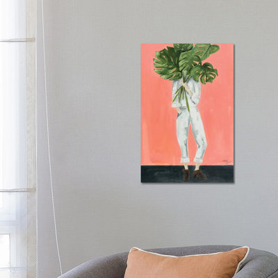Monstera by Meredith Steele - Wrapped Canvas Print