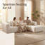 Canapé modulaire en L 107,9 po avec canapé Boneless Couches.-814864173-814864176
