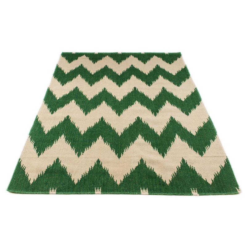 Trainor Chevron Hand Woven Area Rug, Rectangle 200 x 290cm