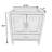 CATALINA 24'' Single Bathroom Vanity Base Only-101942821