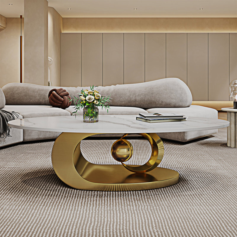 Coffee Table, Gold