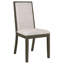 Ensemble de table de salle à manger beige et gris foncé-692664124