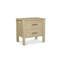 Wiley 2 - Drawer Solid Wood Nightstand