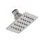 Devon Sharp Nozzles Slim Shower Head - Wall Or Ceiling Mount - 4" Stainless Steel/Brushed Stainless Steel-1474549586