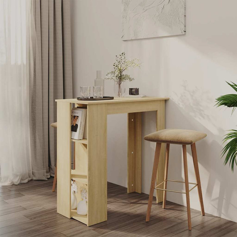 Manufactured Wood Bar Table, Sonoma Oak