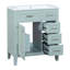 Meuble-lavabo 30 po - Armoire avec vis et tiroir moderne-344943308
