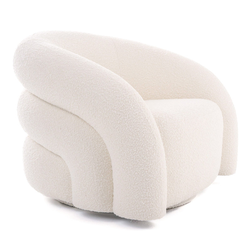Madian Polyester Barrel Chair