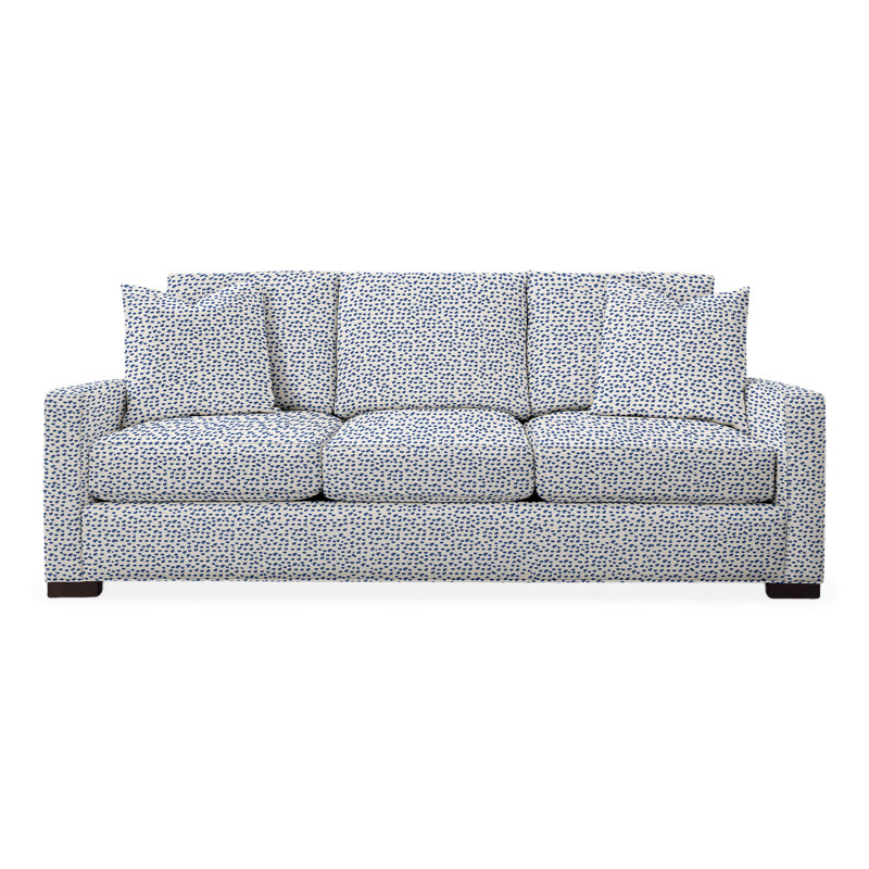 Cornerstone Sofa, Perigold Elements Blueberry