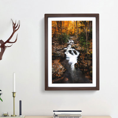 Woodland Stream - Picture Frame Painting Print