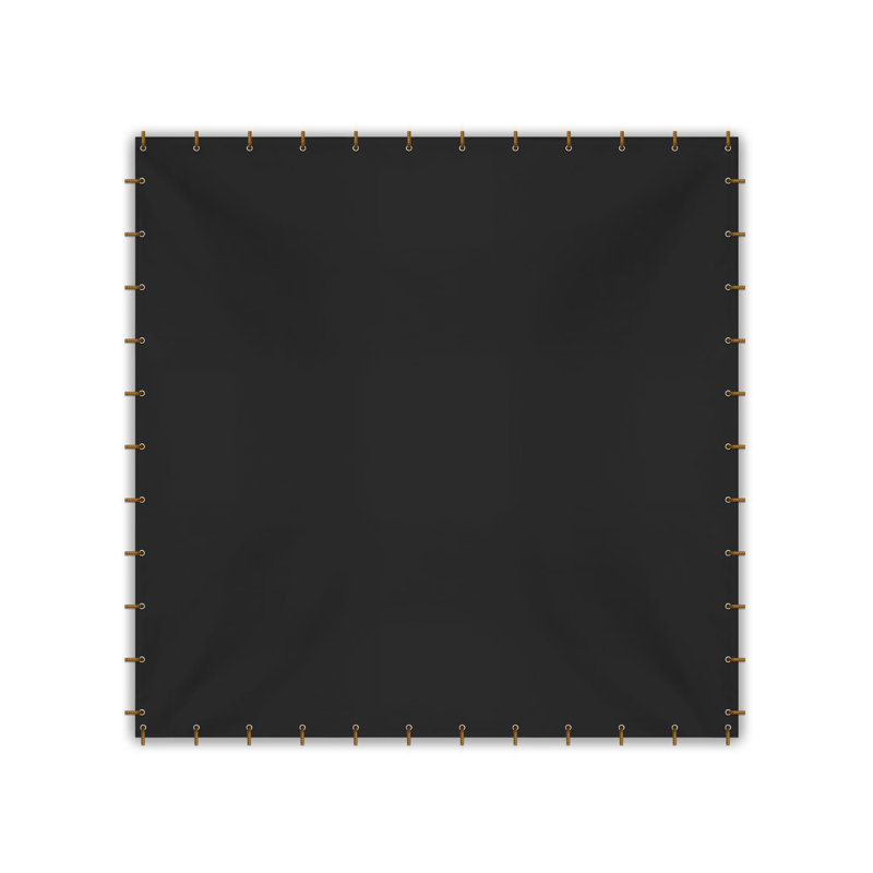 Blue Elephant Vinyl Replacement Canopy, 304.8cm H x 304.8cm W x 30.5cm D, Black