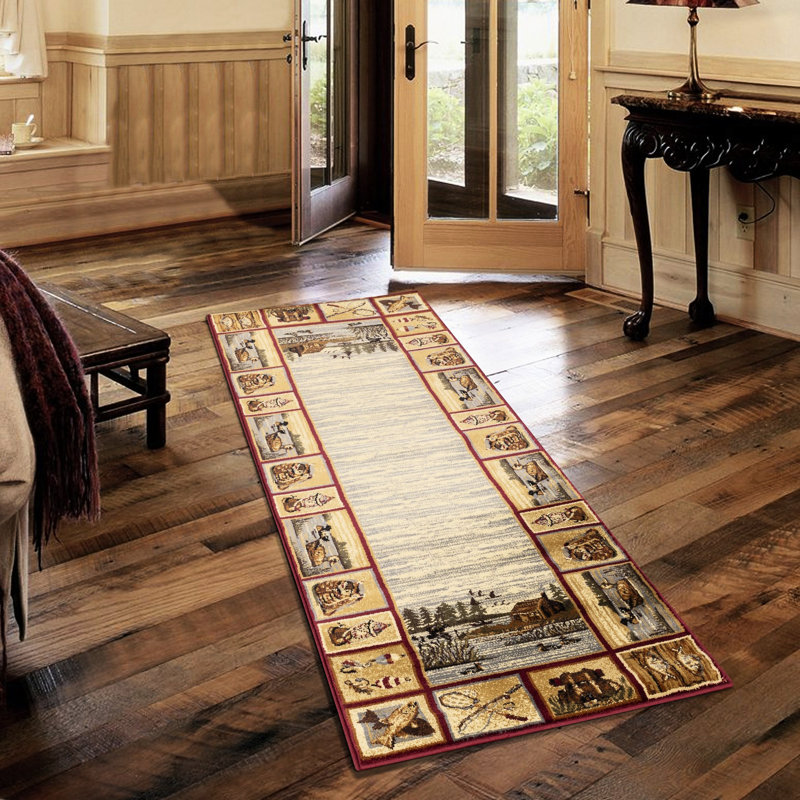 2X3 Ft. Red Polypropylene Floor Mat, Stain , Home Decor Feature 2 X 3 Area Rug In Polypropylene, For Everyday Use