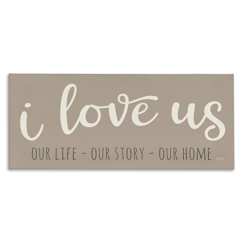 «I Love Us Romantic» par Marla Rae, H 13 po x l 30 po