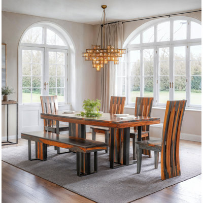Baine Dining Chair In Capri Sheesham
