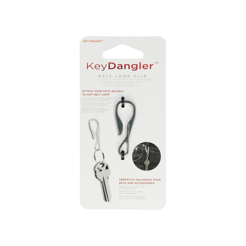 Attache pour ceinture Key Dangler, Argent