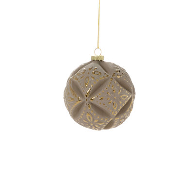 Embossed Ornament 4"