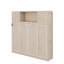 Lit escamotable double avec armoires