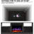 70" TV Stand with 23" Electric Fireplace-520936662