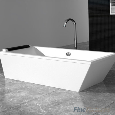 Large Freestanding 24" x 75" Bathtub