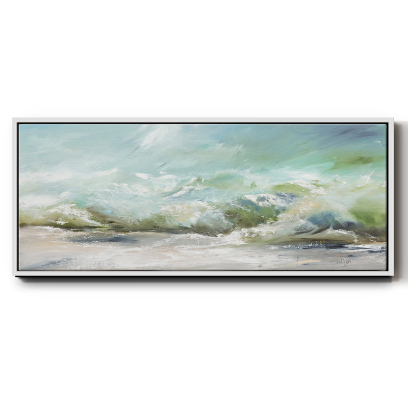 «Dancing on the Waves II», toile encadrée, H 8 po x l 20 po