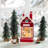 10.5"H Lighted Christmas Santa's Workshop Waterglobe