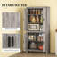 Armoire de rangement autoportante, garde-manger avec tablettes réglables, pour la maison