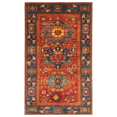 One-of-a-Kind 2'11" X 5' Hand Knotted Area Rug