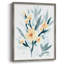 «Indigo & Blush Bouquet I», reproduction encadrée - bois massif-2083917860