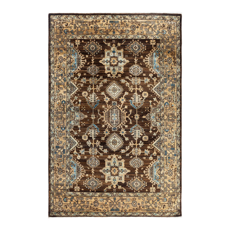 Serapi One-of-a-Kind 3' 11" X 6' 0" Hand Knotted Area Rug