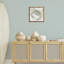Toile pâle encadrée flottante crabe de mer aux tons clairs, design par Eli Jones-2140073292-2140073294