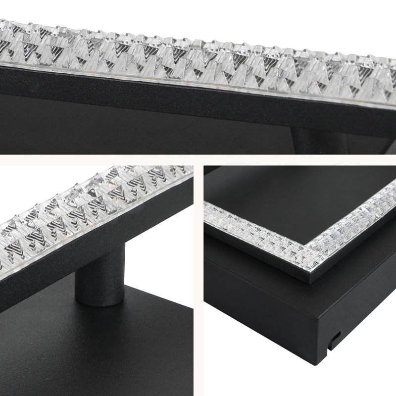 Anorea LED Flush Mount, Black