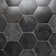 Kalay 9" Hexagon Polished Porcelain Tile
