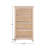 Malani 36" H Solid Wood Classic Bookcase-446278031-446278027