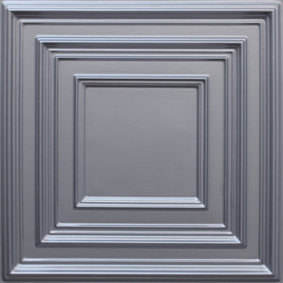 Falkirk Perth 24'' L x 24'' W High Gloss PVC Glue Up Ceiling Tile